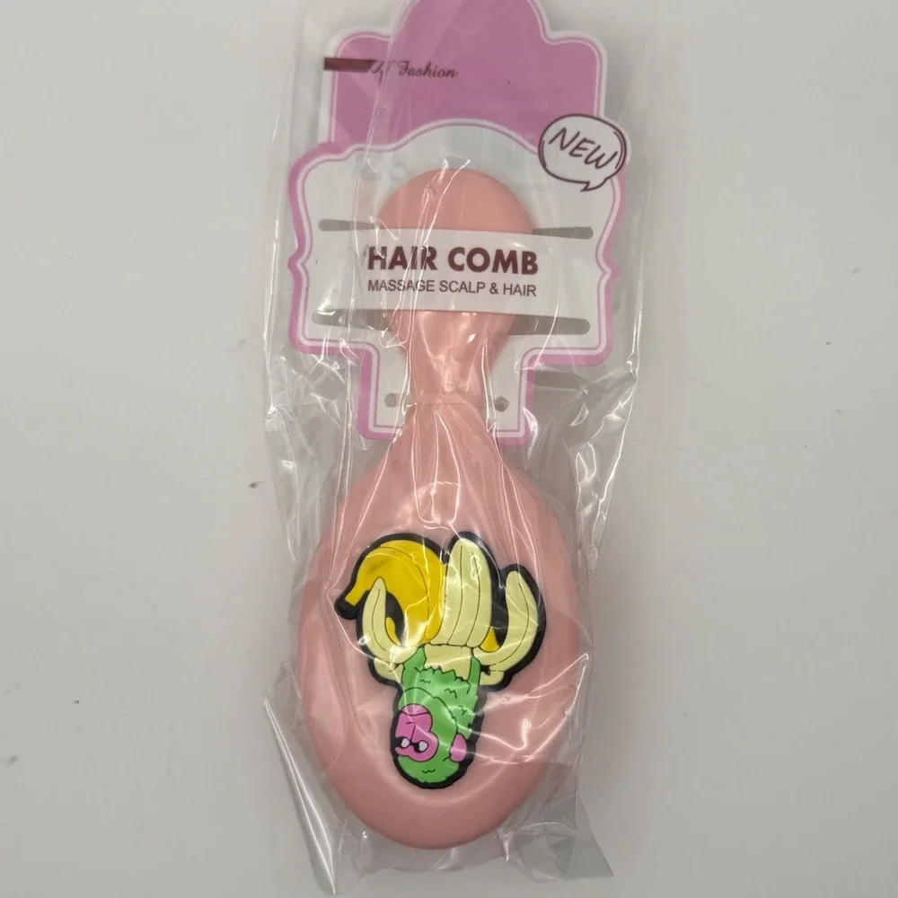 Kids Cartoon‎ Monkey Banana Hair Comb Detangling Brush For Children
